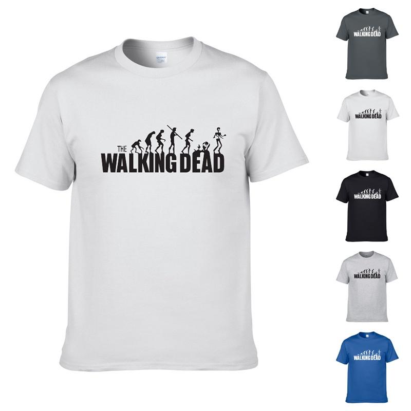 The Walking Dead Unisex Short Sleeve Cotton Casual T-shirt Perfect For All Seasons