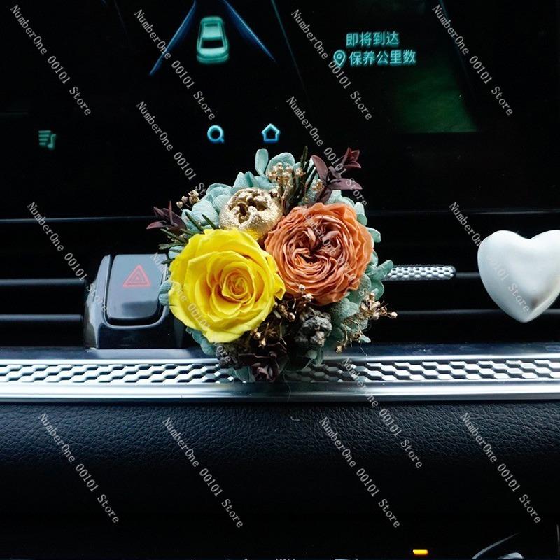 Car Aromatherapy Water Ornament,Air Vent Decoration Accessory with Perfume Diffuser,Creative Interior Decoration Vehicle
