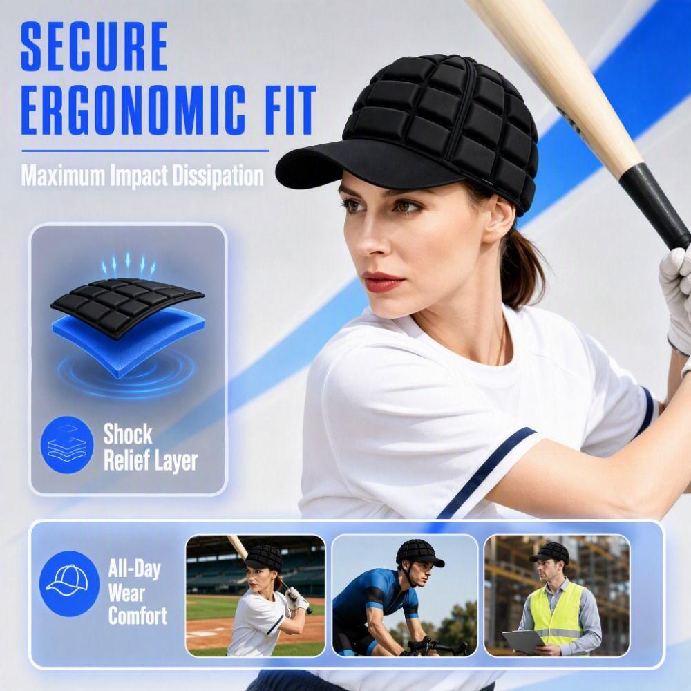 Padded Rugby Helmet Shockproof Football Helmet Hat Sports Protective Helmet Cap Outdoor