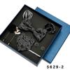 Men's Formal Tie & Pocket Square Eight-Piece Gift Set - High-End Wedding & Business 