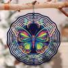 Metal Wind Spinner with 3D Lotus Mandala Design for Outdoor Garden Balcony Yard Decor 360 Degree Rotating Hook Holiday Christmas Gift