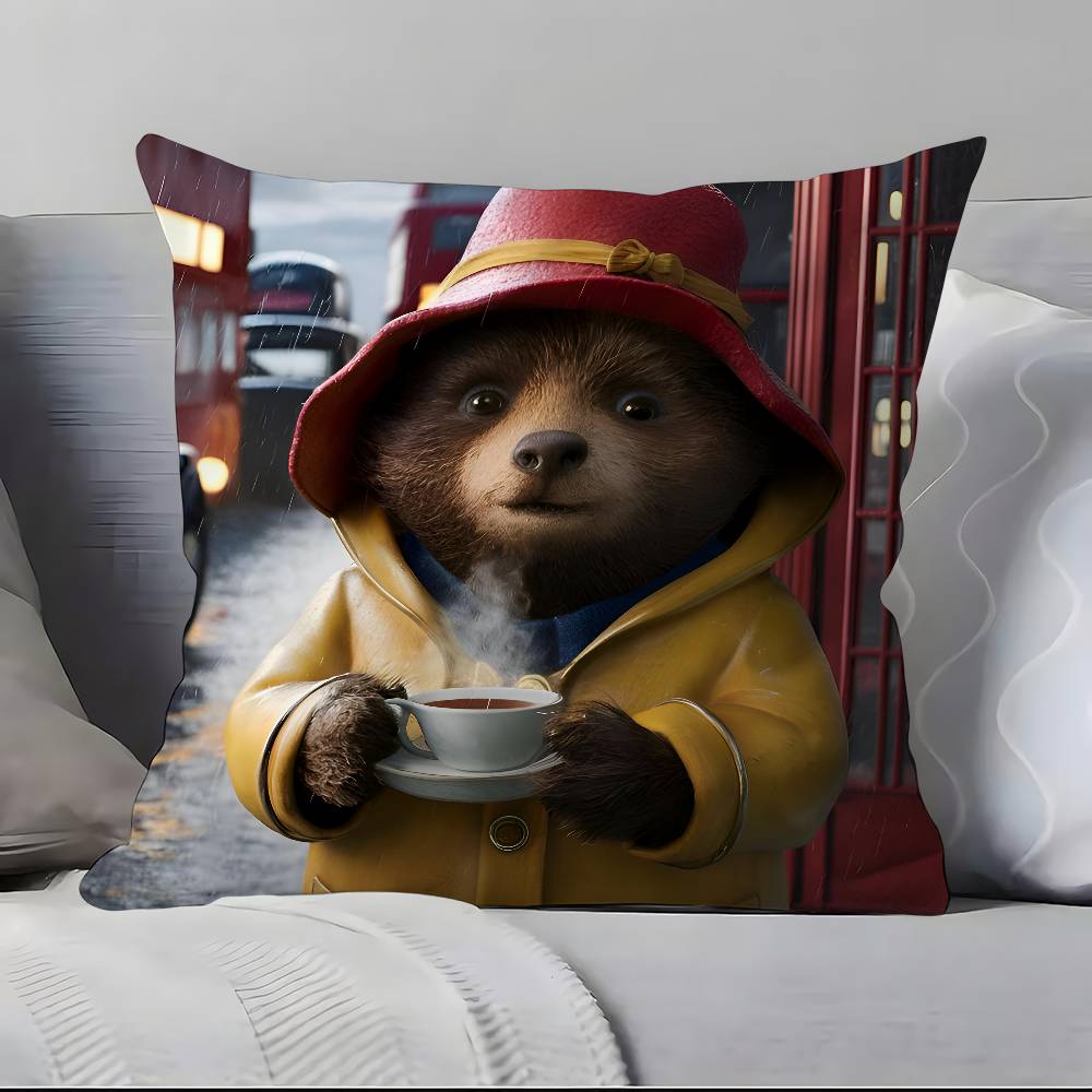 Cute P-Paddington Bear Anime Pillow Case Pillowcase Soft Skin Friendly & Comfortable With A Hidden Zipper
