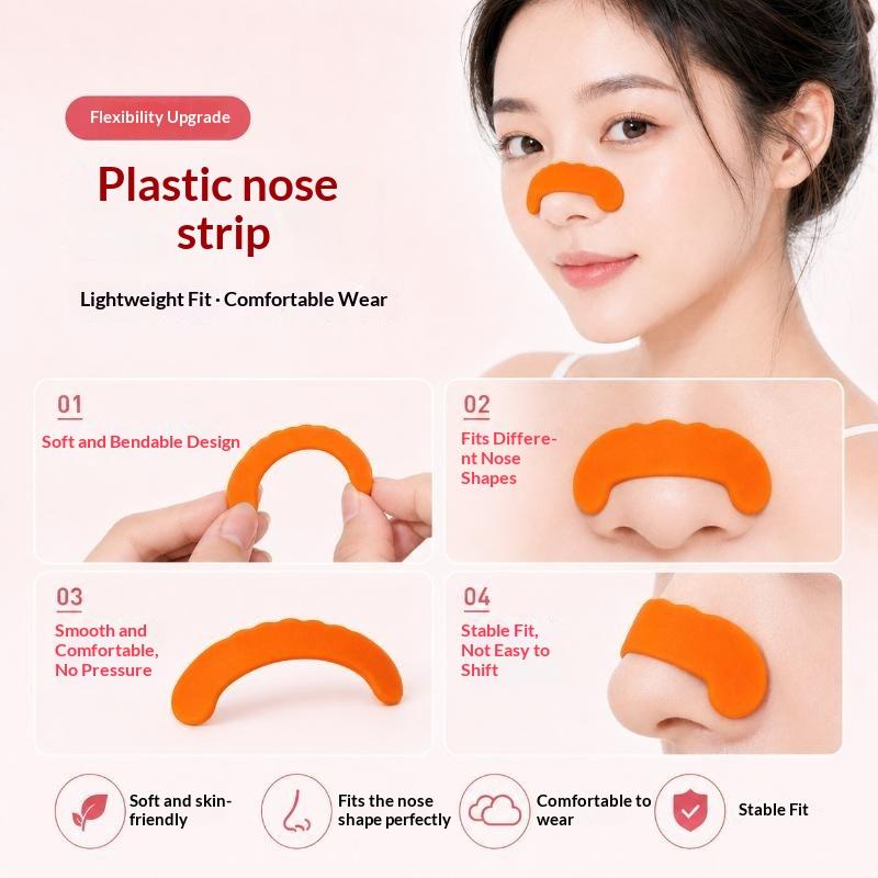 Memory Support Nose Shaping Strips Bridge Lifting Up Reusable Nose Lifter Adjustable Breathable Nose Wings Slimming Stickers