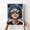 Futuristic Portrait Poster