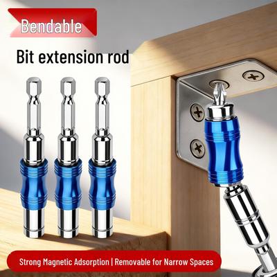 Universal Magnetic Extension Rod Adapter for Drill