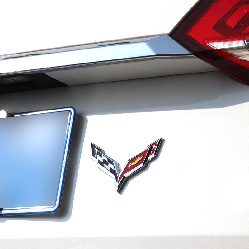 Car Emblem 3D Metal Sticker Body Decoration Badge For Chevrolet Cruze Sonic Silverado Corvette Camaro Captiva Suburban Equinox