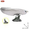 Oenux Sea Life Animals Model Action Figures Ocean Fish Sailfish Bass Grouper Salmon Aquarium Figurines PVC Educational Kids Toy