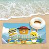 K-Kakaos Cartoon Friends Towel Drying Bath Towel Applicable To Light Swimming Camping Yoga Beach Out
