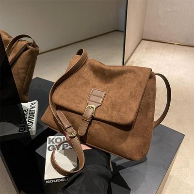 Kadınlar için moda çantalar süet yumuşak PU deri çantalar tasarımcı lüks askılı çanta bayanlar omuz Crossbody çanta