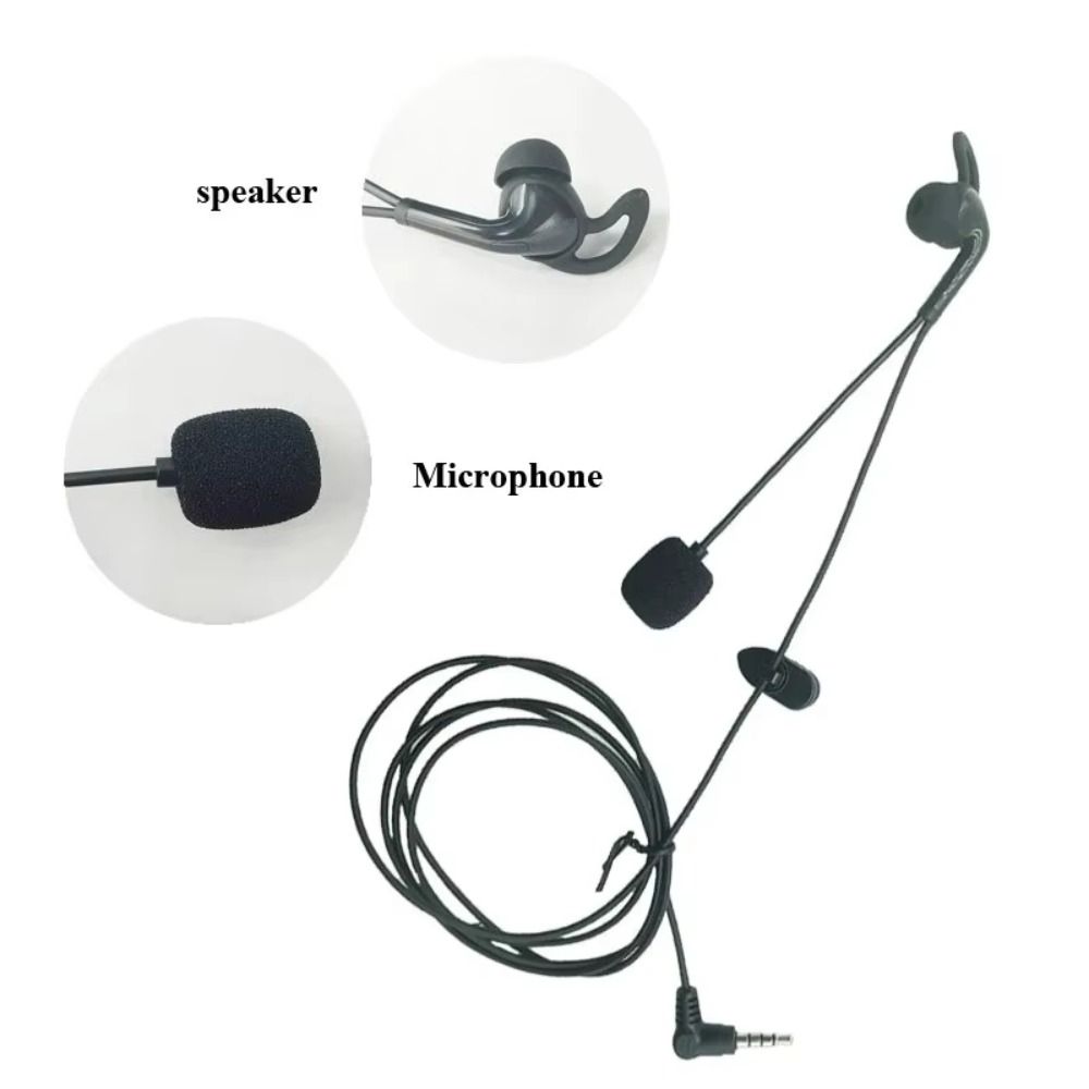 Football Referee Referee Intercom Headset 3.5mm Plug Interphone Headphone  Headset Accessories