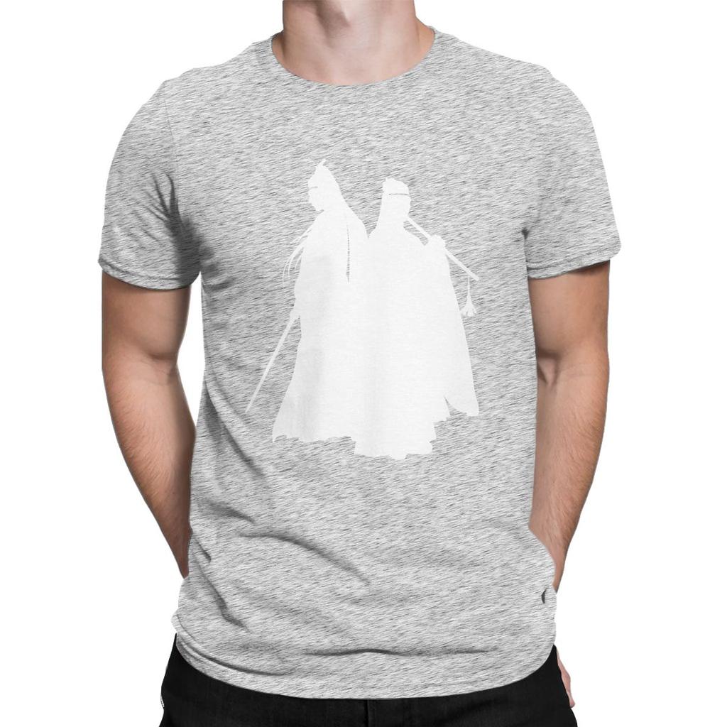 Hommes The Untamed Les Deux Jades de Lan T-shirt Wangji Wei Wuxian Vêtements en Coton Nouveauté
