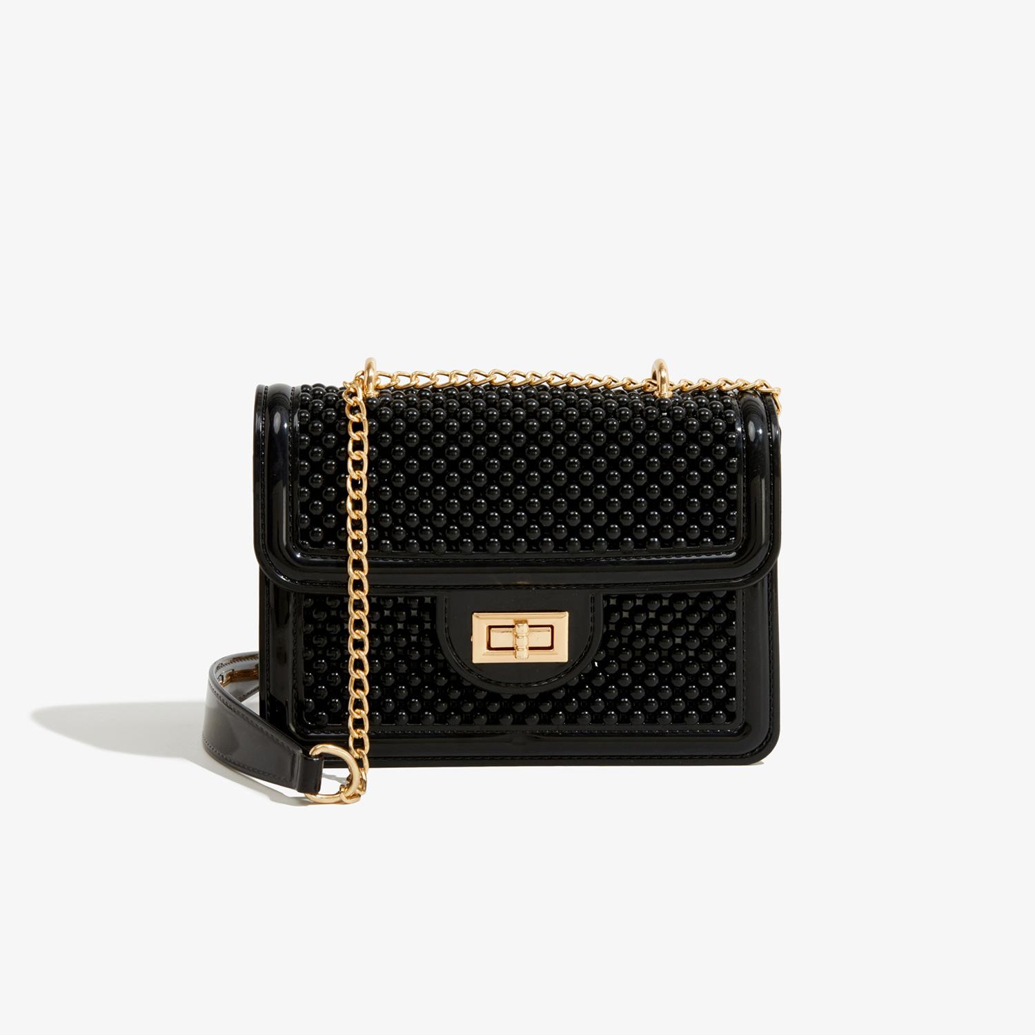 Модные сумки-джелли сумки через плечо женская сумка в корейском стиле с выемкой сумка на цепочке универсальная трендовая ручная сумка сумка через плечо 2698₽