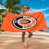 Asciugamano da Spiaggia con Design dello Stemma dello Shakhtar Donetsk, Asciugatura Rapida, Facile da Curare, Adatto Sia per il Fitness che per le Vacanze al Mare, Essenziale per lo Sport