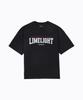 LIMELIGHT APPAREL Limelight Big Logo Cooling Oversized T-Shirt (Black/White)