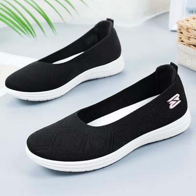 Shoes Women's Shoes Summer Old Beijing Cloth Shoes Shallow Mouth Mesh Shoes New Breathable Mesh Non-slip Hollow Middle-aged and Elderly Shoes