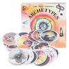 Round Tarot Deck Cafe Party Fate Divination Guidance Tarot Card Board Game Gift for Beginner
