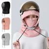 Ski Hood Windproof Neck Warmer Winter Adjustable Skiing Hooded Hat For Runners Cyclists Women Motorcycle Cycling Commuting Snow