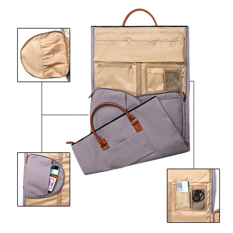 New Convertible 2-in-1 Carry-On Hanging Suit Travel Bag