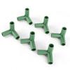 Gardening Frame Connector Plastic Greenhouse Frame Furniture Connectors Plant Stakes Fencing Pipe Joint for Flower Stands
