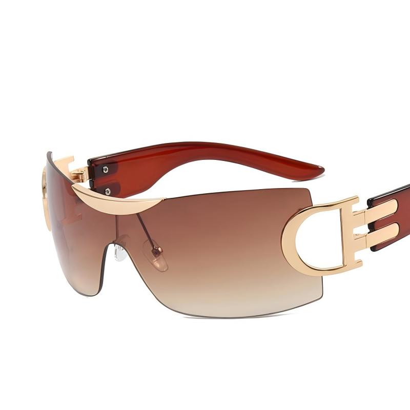 

Fashion Personalised Rimless Sunglasses Future Technology Women s Trendy Street Daily Wear Men s UV Protection Driving Glasses