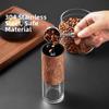 304 Grade Stainless Steel Coffee Scoop with Smooth Walnut Handle 15ml or 30ml Measuring Spoon for Pour Over and