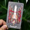 10.3*6cm Tarot on Canvas - A Stroll Through A Virtual Museum, 78 Pcs Tarot Cards Based on Rider Waite System