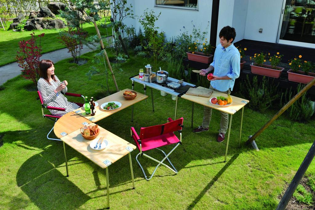 Snow Peak Table Corner R Bamboo Multi-Function CK-119TR