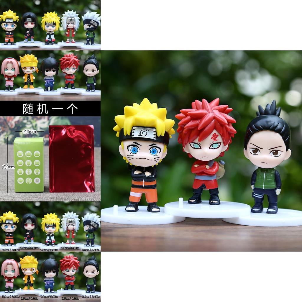 Naruto Pvc Action Figures Model Toy Set With Collectible Characters For Anime Fans