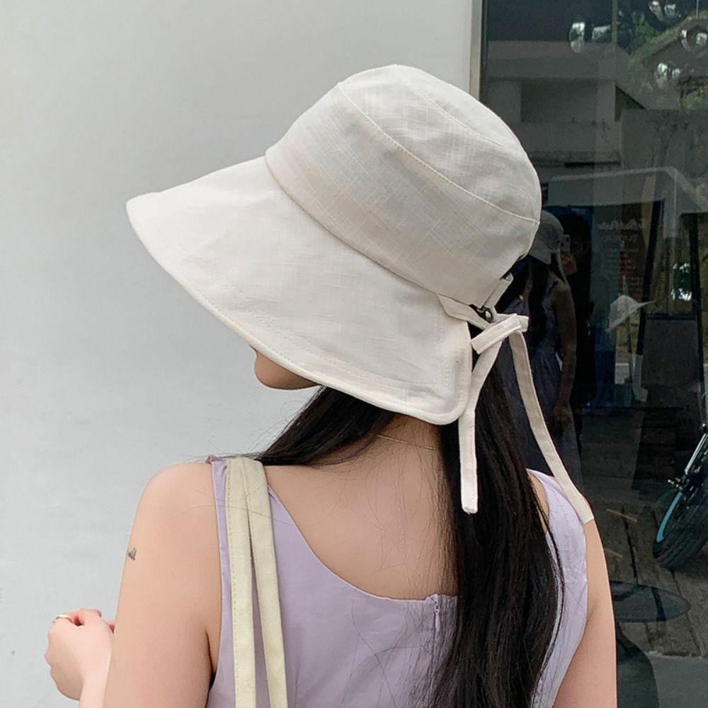 

Wide Brim Sun Hat Solid Color Beach Hat Fashion Fisherman Hat Outdoor рожевий