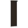 Outdoor Roller Blind 65 (W) X 230 (H) Cm Brown HDPE