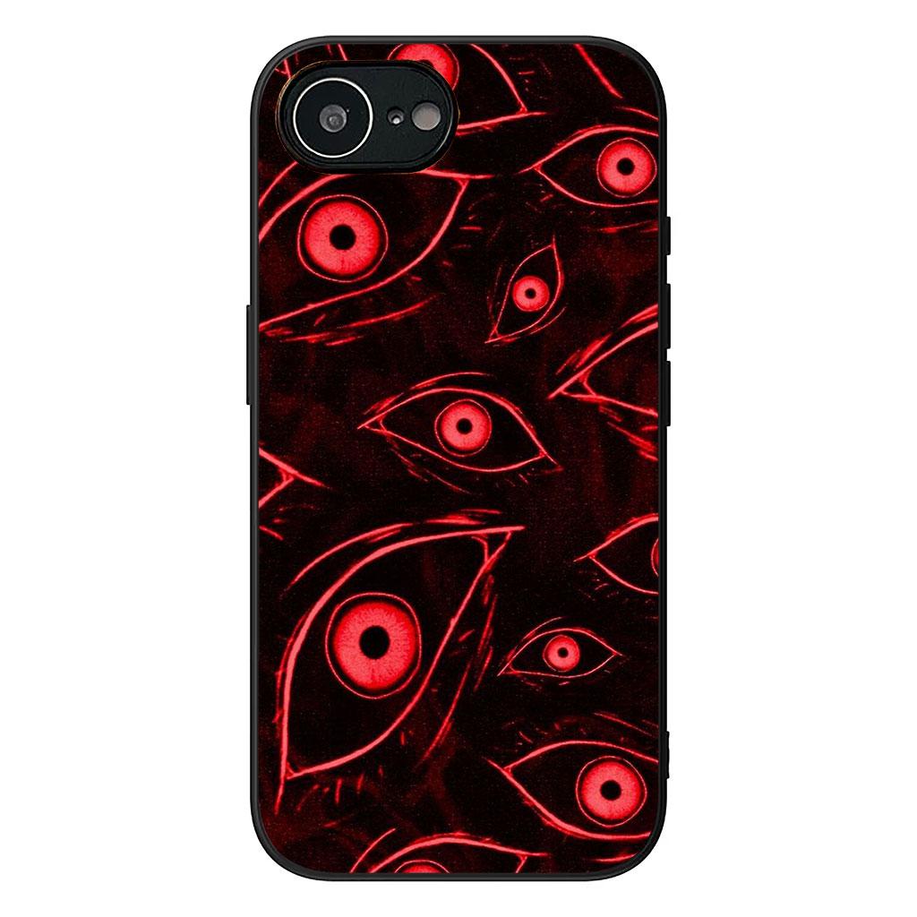 Cover for Apple iPhone 17 16 11 Pro XS Max XR 6 7 8 Plus 16E SE 2020 Air 5 SE2 Phone Case Eyes Spooky Scary Face