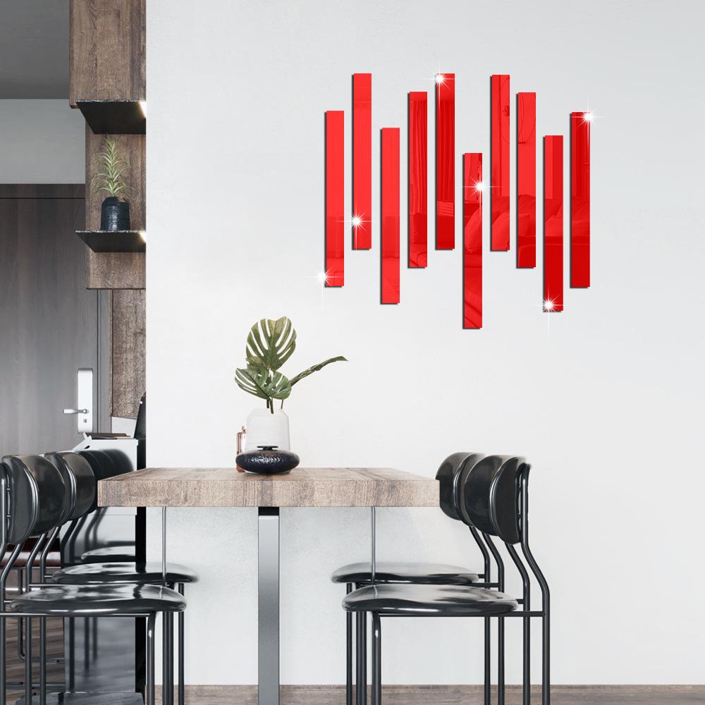 Acrylic Mirror Edge Wall & Ceiling Decorative Strips - Self-Adhesive DIY Stickers