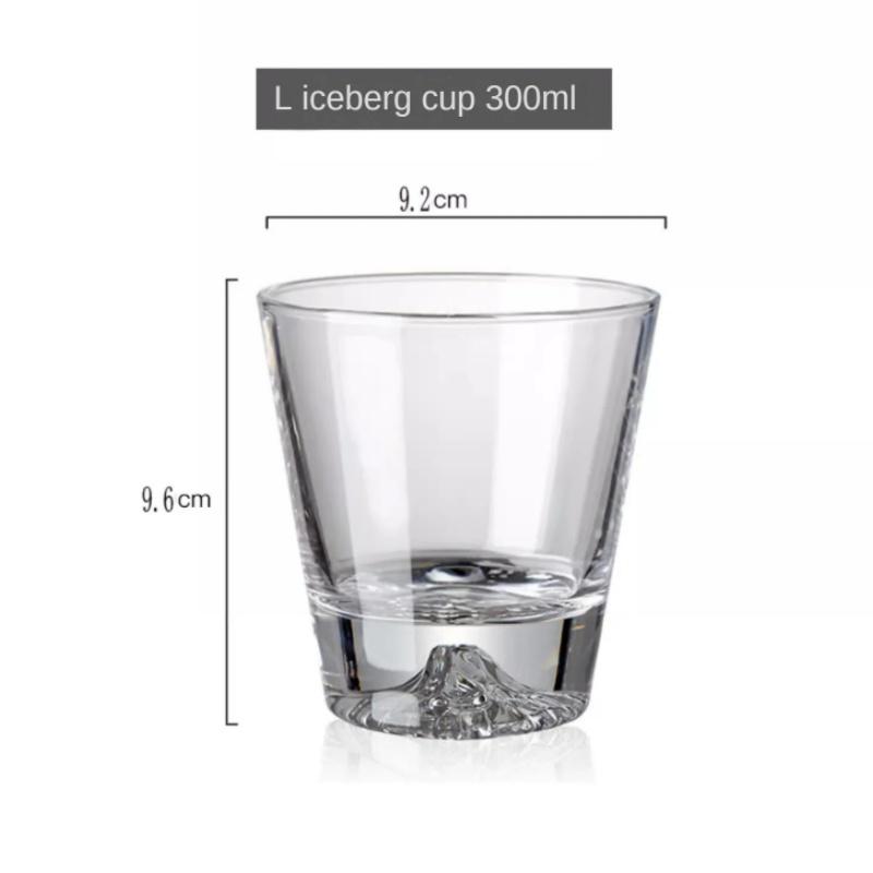 1 buc Cană Transparentă Muntele Zăpezii Japonez Muntele Fuji Pahar de Whisky Cană pentru Băutură Lapte la Micul Dejun Bere Vin Suc de Fructe Căni Cadou