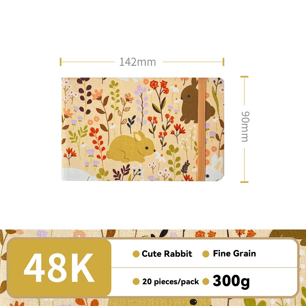 20 Sheets 300g Watercolor Paper Square Pad Sketchbook 48K/32K 100% Cotton Water Color Drawing Painting Book Art School Supplies