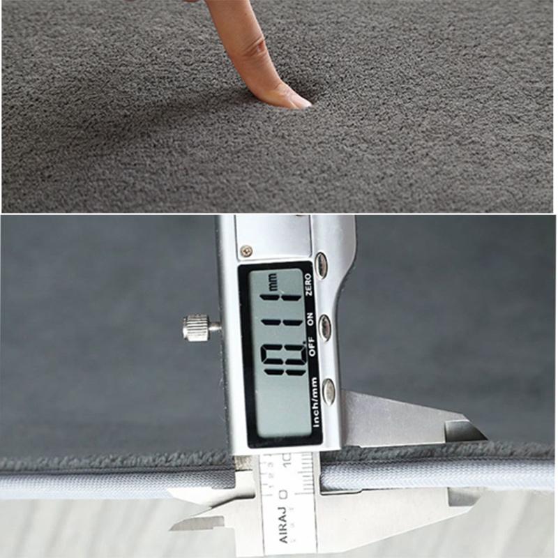 Thicken Carpet For Home Decor Short Plush Large Living Room Rugs Kids Bedroom Bedside Feet Rug Children's Crawl Mats Gray / Blue