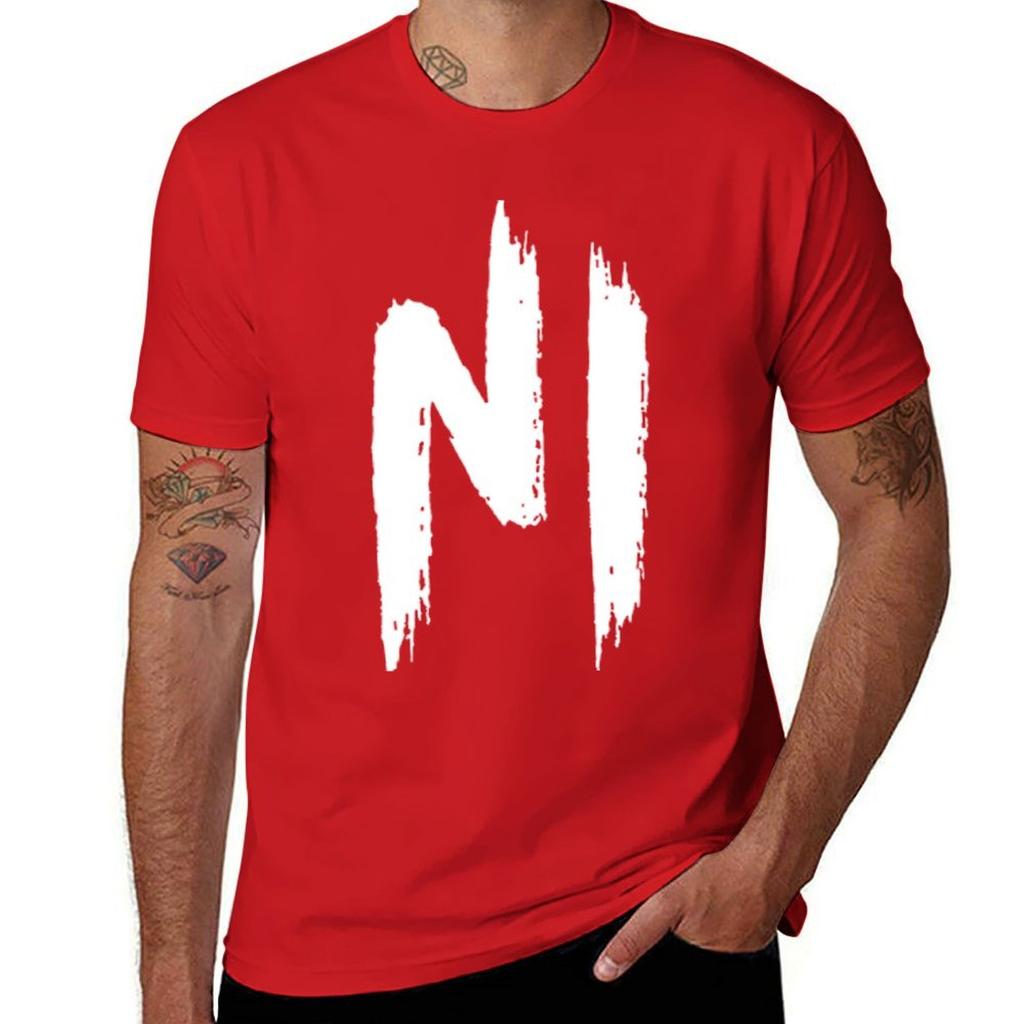 NI Mask Ninho T-Shirt Quick-drying Aesthetic Clothing Vintage Anime Shirt Men Clothing