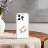 Cartoon Cat Meow Phone Case For iPhone 17 16 15 14 13 12 11 Mini Pro Max Plus Transparent Cover