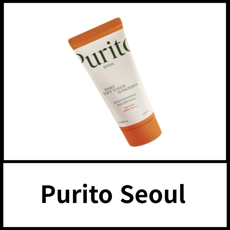 Purito Seoul Daily Soft Touch Sunscreen SPF50+ PA++++ Lightweight Hydrating Sun Cream Korean Skincare 60ml