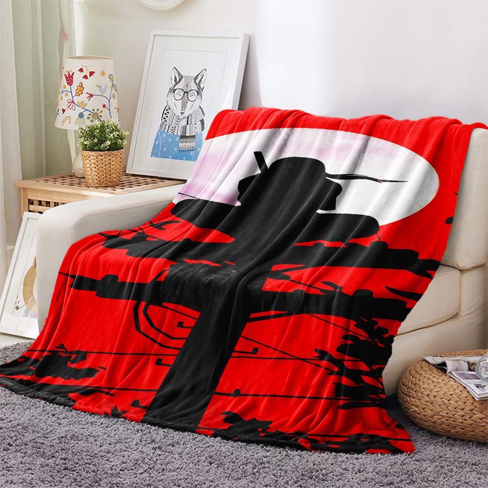1PC Naruto Patterned Flannel Blanket Suitable For All Seasons For Home Decor Warmth And Comfort Gifts Holiday Present