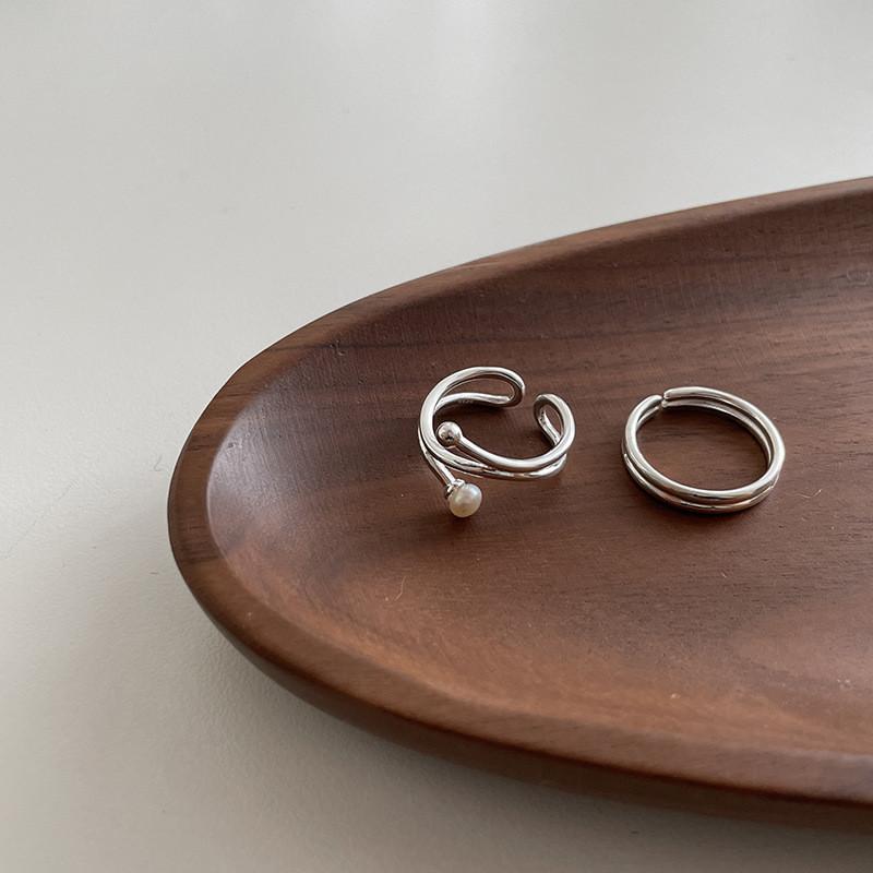 Copper Ring Contemporary For Women Unique Geometric Design Adjustable Fashion Accessory