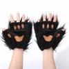 Wolfskralle Bärenpfote Handschuhe Polyester Katzenpfoten Fäustlinge Raubvogelkralle Halloween Handschuhe Halloween
