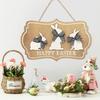 Easter Wooden Hanging Ornament Home Decor Classic Creative Craft