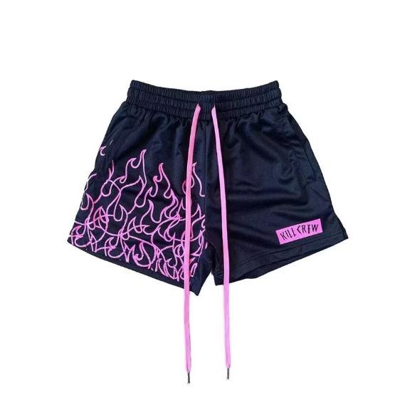 

Чоловічі американські модні вуличні баскетбольні шорти - Швидкосохнучі, дихаючі, вільний крій, повсякденні літні штани для бігу M