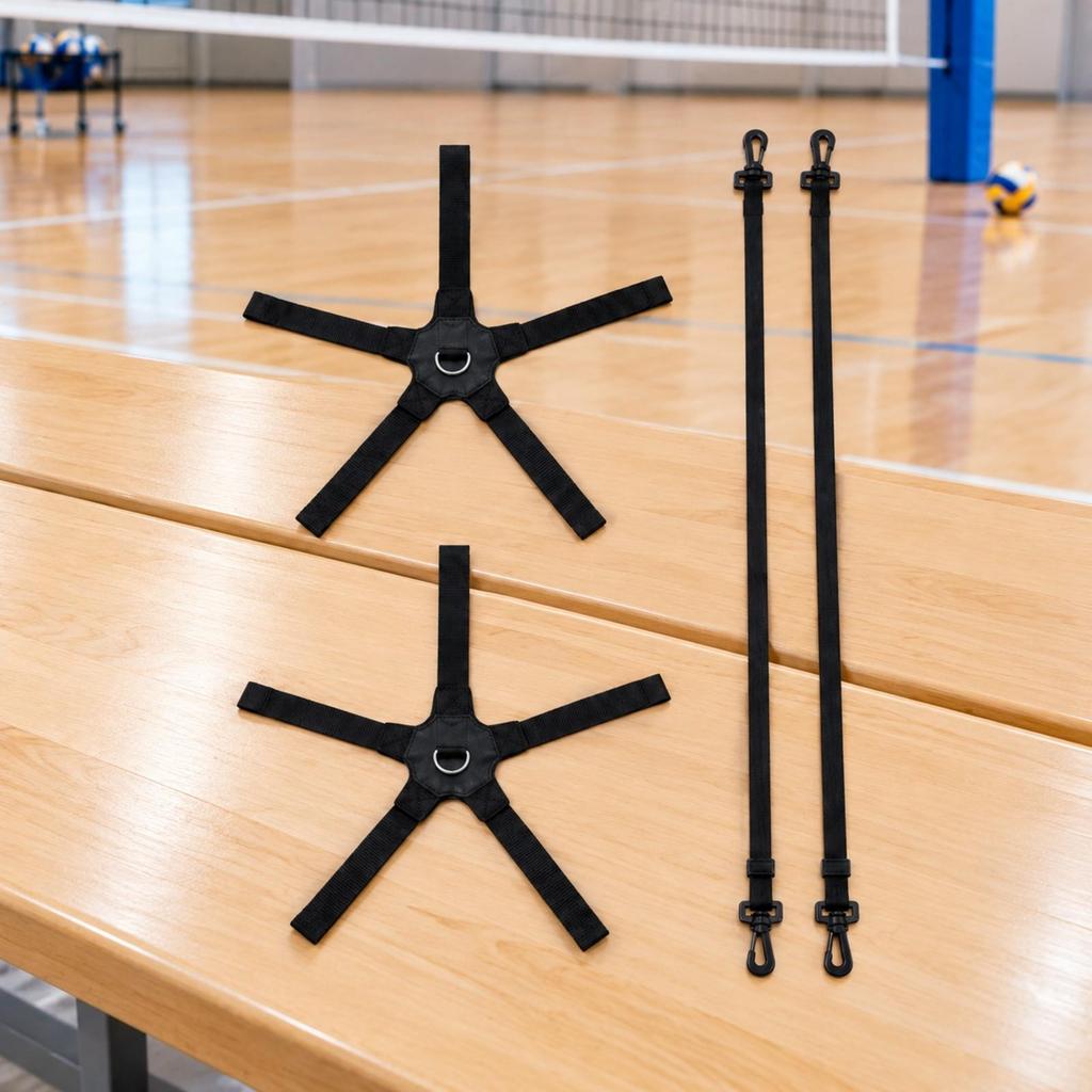 Hanging Volleyball Training Strap Adjustable with Elastic Cords Lightweight