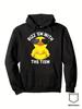 Funny Rizz 'Em with The Tism Rizzler Duck Graphic Sweatshirt, Soft with Yellow Duck Design Ed250G Heavyweight Pullover with Pocket