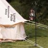 Adjustable Folding Lamp Stand Aluminum Zinc Zinc Alloy Portable Lantern Holder Camping Lamp Rod  Picnic