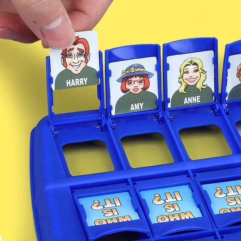 Guess Who I Am Board Game Parent-child Interaction Toy Logical Reasoning CHILDREN'S Puzzle Guess Me You My Character Chessboard