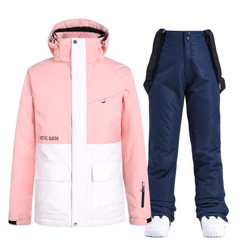 Couples' Warm Korean-Style Snowboard Suit Set
