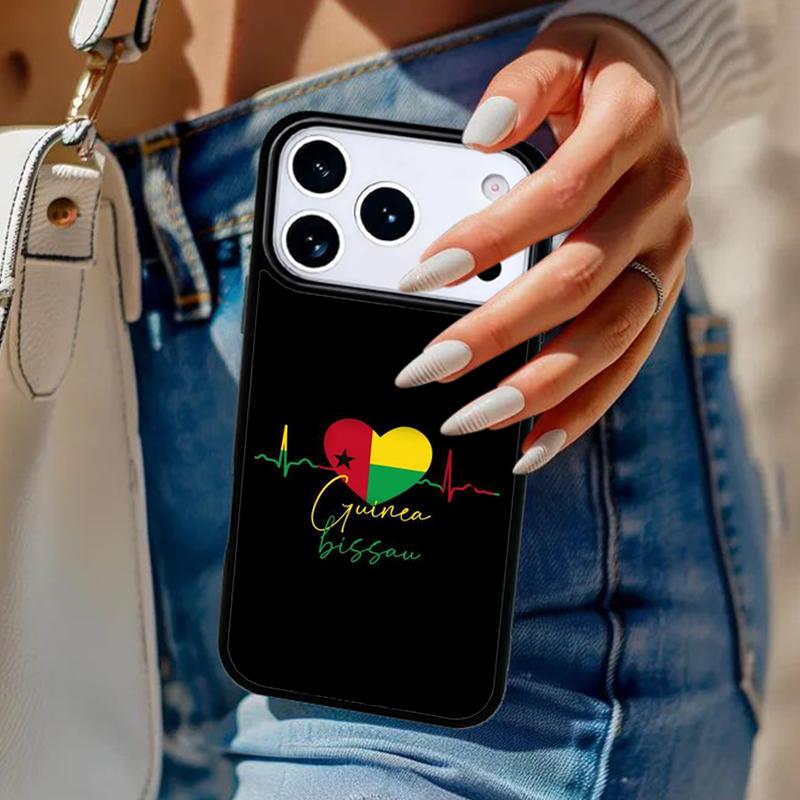 

Guinea Bissau Flag Phone Case For iPhone 17 Air 14 15 13 12 Max Cover For Apple 14 15 16 16e 11 Pro Max Plus iPhone 17