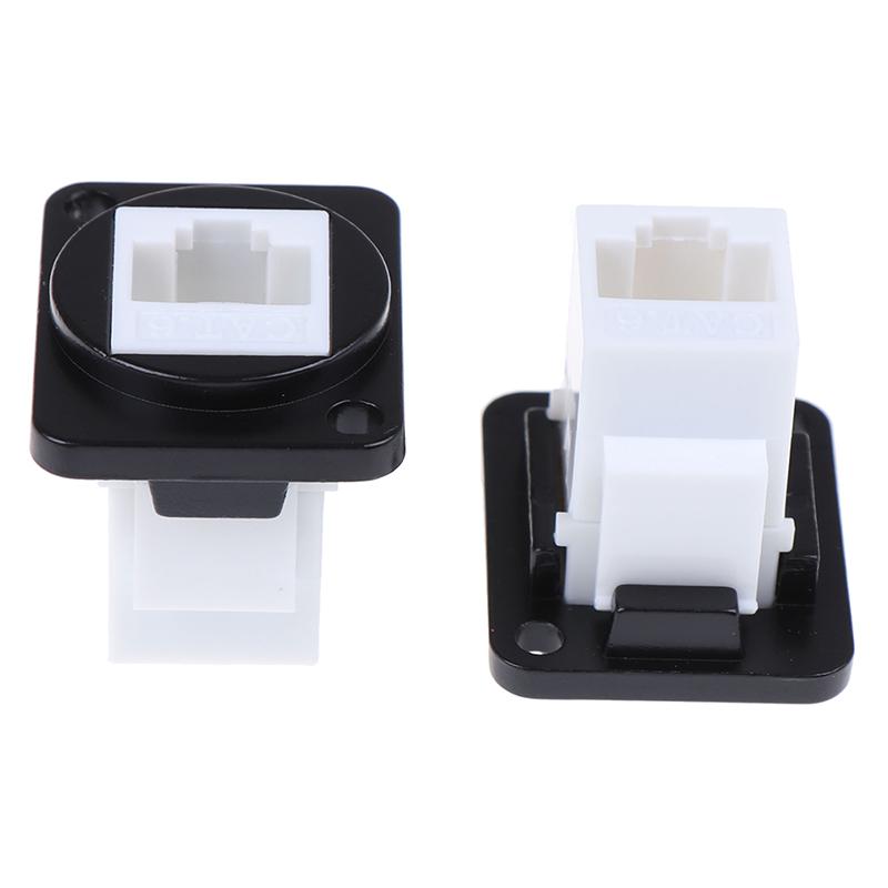 Rj45 võrgupistiku metallpaneeli pesa D-tüüpi tsingisulamist kinnitus Cat6